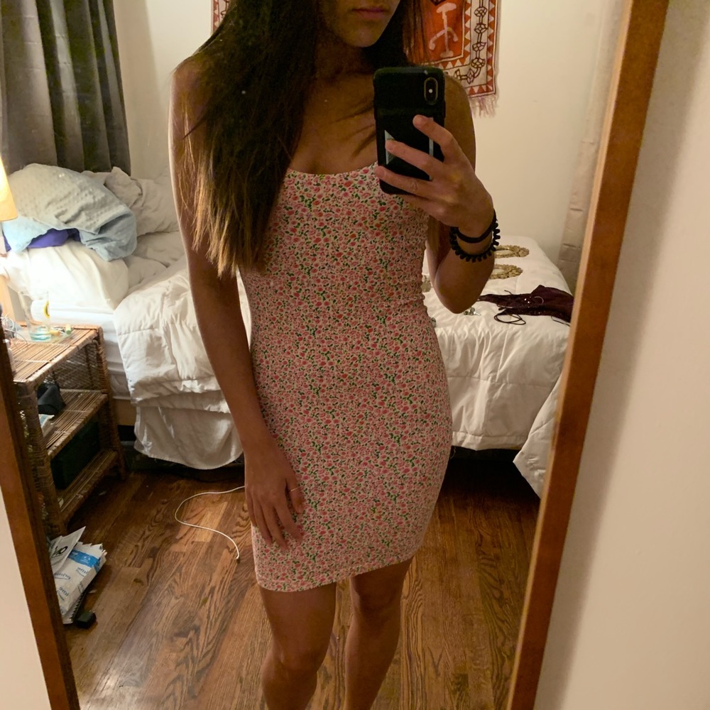 American Apparel Flower Bodycon